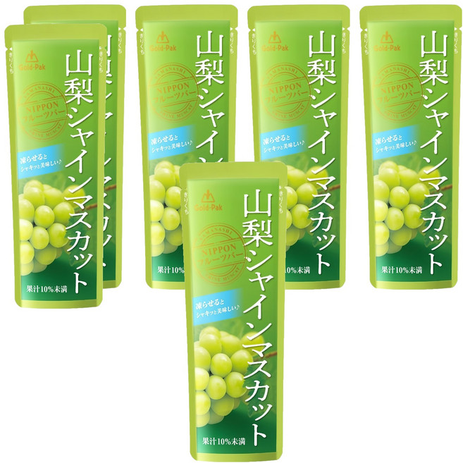 Gold-Pak 白葡萄風味果汁飲, 80ml, 6個