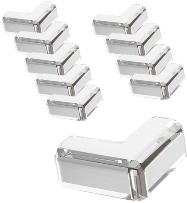 아이끌레 모서리 보호대 L형, 투명, 10개