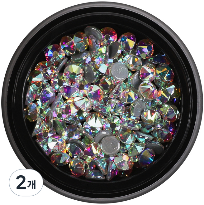 MEIBROWN 奢華鑽石蛋白石水晶美甲鑽 16號 M03140, 單一顏色, 2個