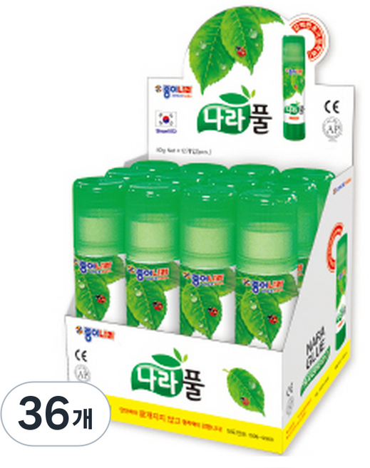 나라풀 딱풀, 36個, 40g