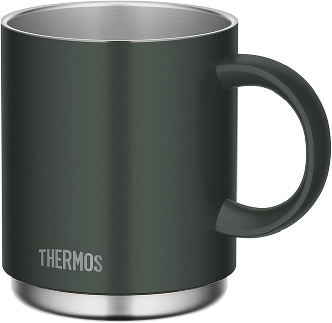 THERMOS 膳魔師 不鏽鋼真空馬克杯, 森林綠, 350ml, 1個