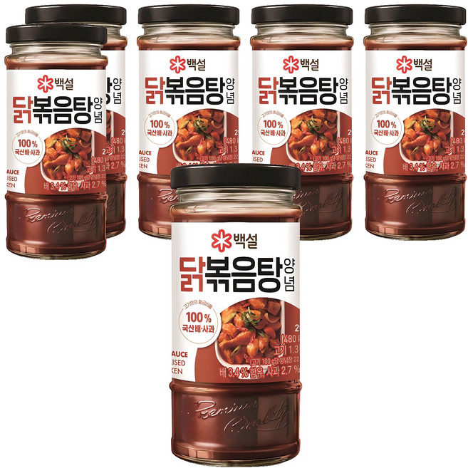 백설 닭볶음탕양념, 290g, 6개