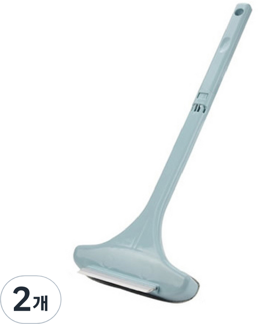 놀자리빙 스퀴지 겸용 방충망 청소솔, 연블루, 2개