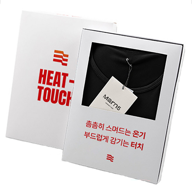 마른파이브 남성용 히트터치 기모 발열내의 세트