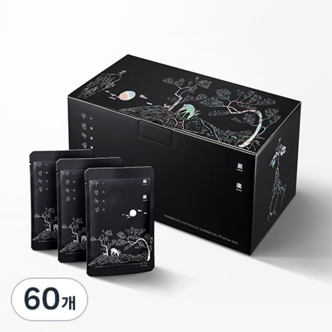 구전녹용 구전녹삼 30p + 쇼핑백 세트, 1.5L, 2박스