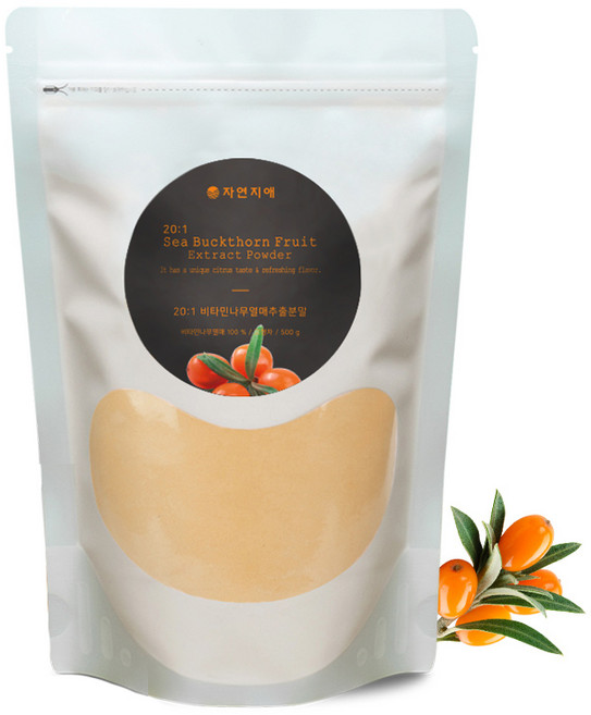 자연지애 비타민나무 열매 가루, 500g, 1개