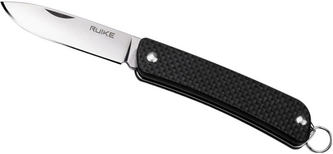 RUIKE 折刀2用多功能瑞士刀12c27不銹鋼g10握柄【rus11-b】, 1入