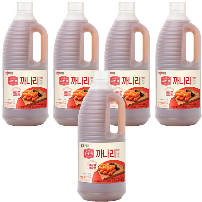 하선정 까나리액젓 알뜰형, 3kg, 5개