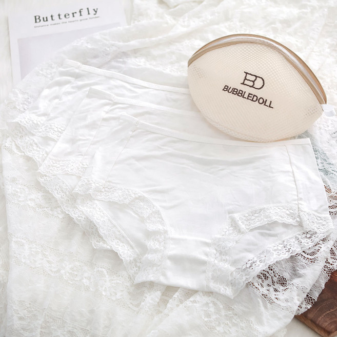 글램공감 해리 레이스 리오셀 팬티 3p + 세탁망 세트