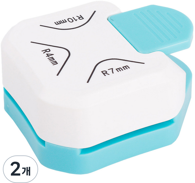 라라듀 모서리 펀치, 2개, 라운드