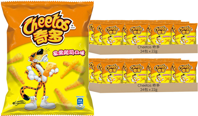 Cheetos 奇多 家常起司口味玉米棒, 48個, 22g
