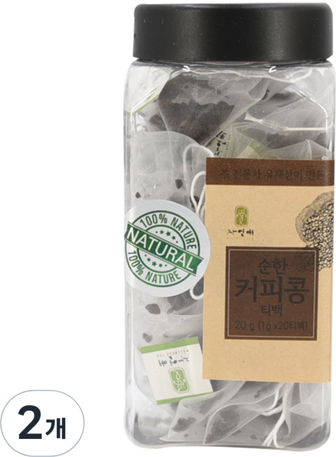 자연애 커피콩차, 1g, 20개입, 2개