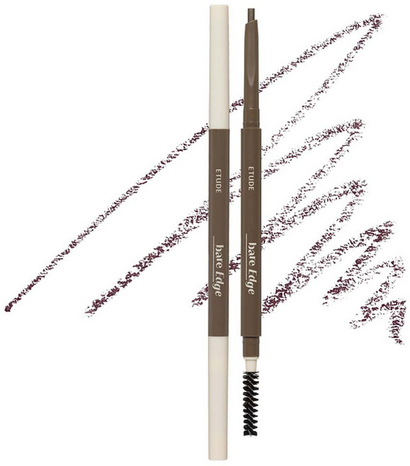 에뛰드 베어 엣지 슬림 브로우 0.1g, 01 다크 브라운, 1개