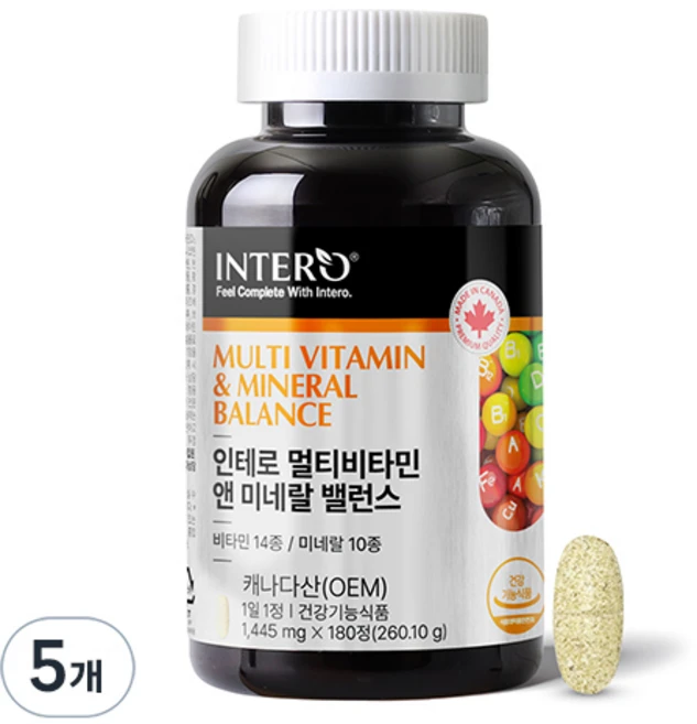 인테로 멀티비타민 앤 미네랄 밸런스 - 쿠팡