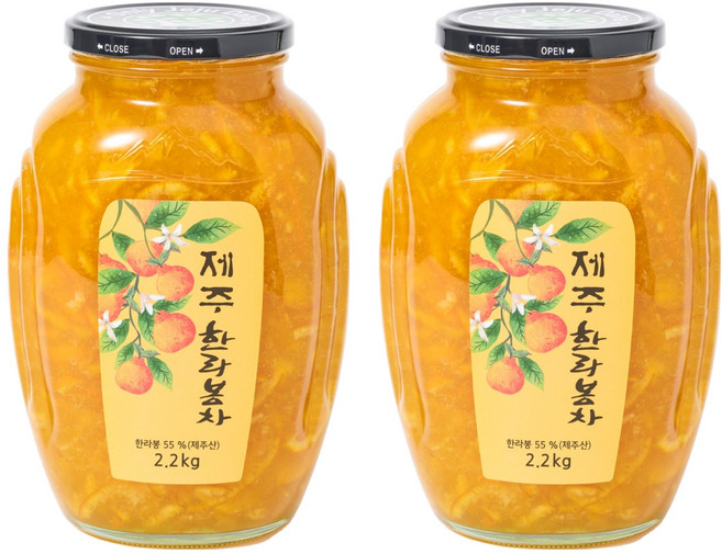 다하 제주 한라봉차, 2.2kg, 1개입, 2개