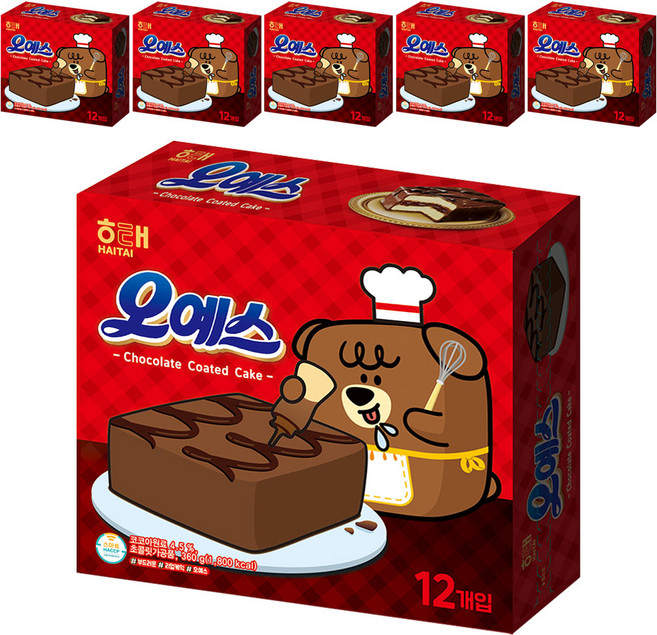 해태제과 오예스, 360g, 6개