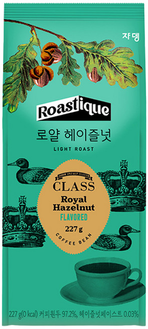 쟈뎅 클래스 로얄 헤이즐넛 원두, 분쇄, 227g, 1개