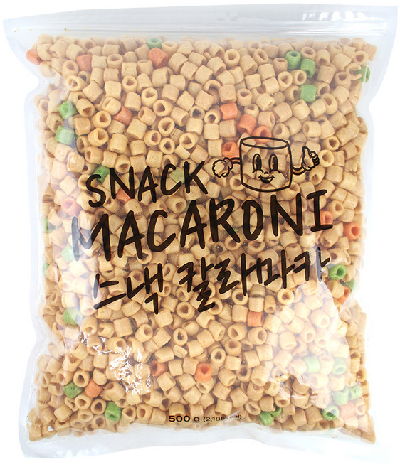 칼라마카 마카로니 뻥튀기, 500g, 1개