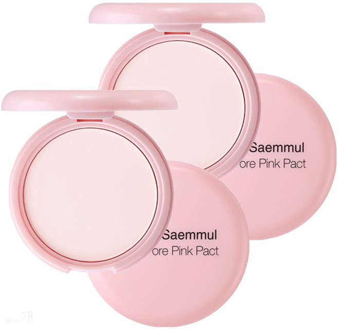 더샘 샘물 퍼펙트 포어 핑크 팩트 파우더 11g, 2개
