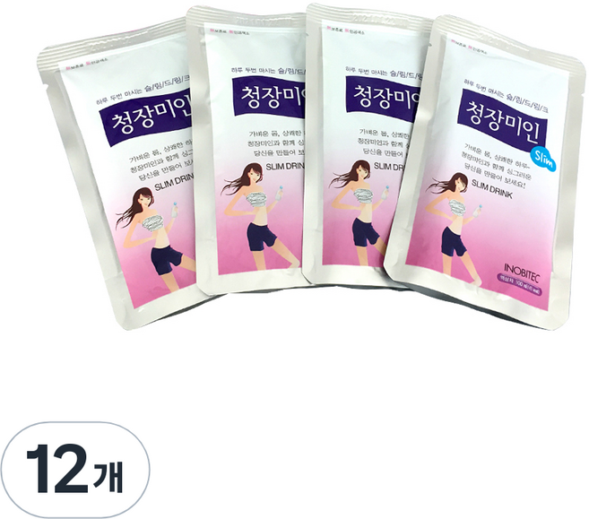 청장미인 슬림드링크, 100ml, 12개
