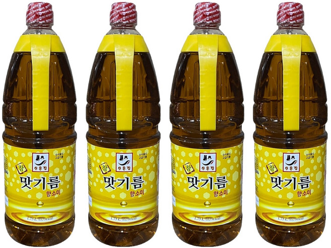 청은 참 맛기름 향소미, 1.75L, 4개