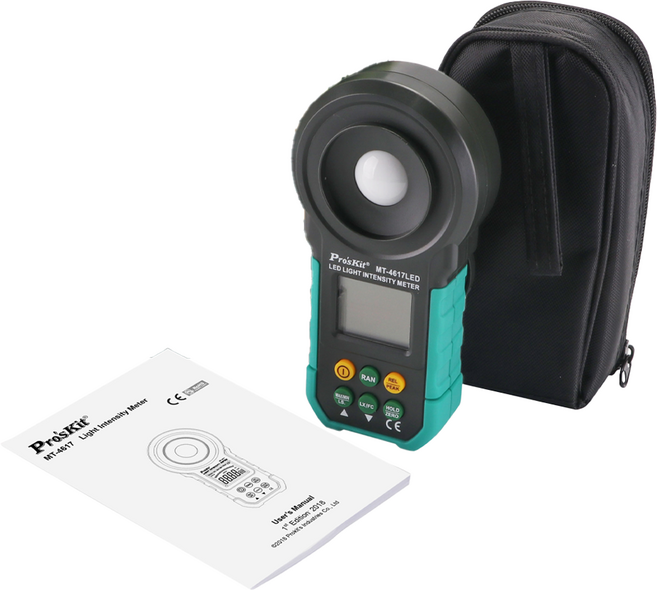 Pro'sKit 寶工 LED燈用照度計 MT-4617LED, 1組
