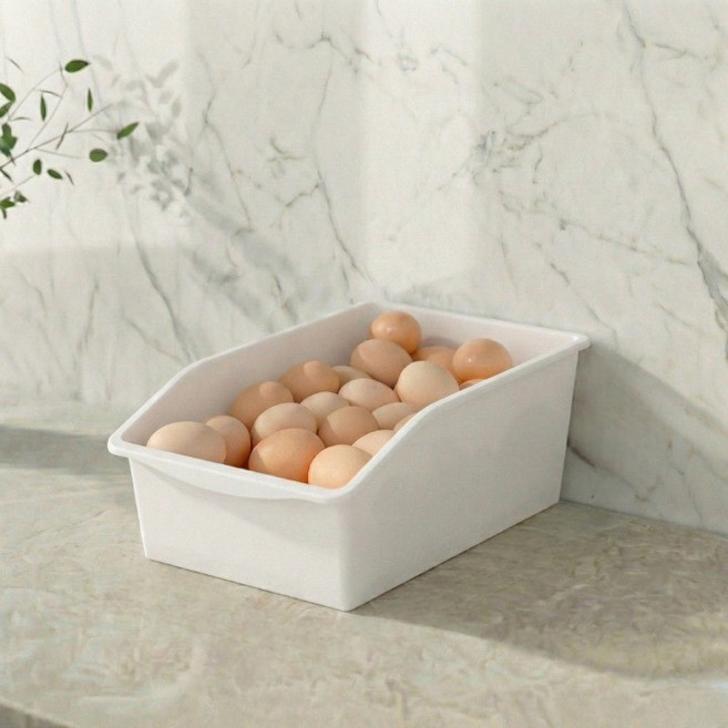 셀리빙 바퀴달린 펜트리 주방 선반 보관함, 화이트, 1개