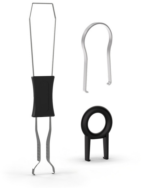 경이상점 키캡 리무버 3종 풀세트, 블랙