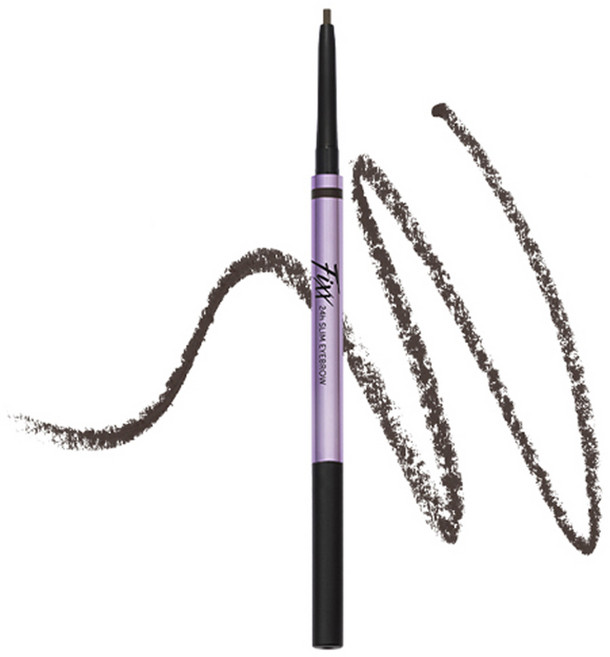 룩픽스 24h 슬림 아이브로우, 다크브라운, 1개