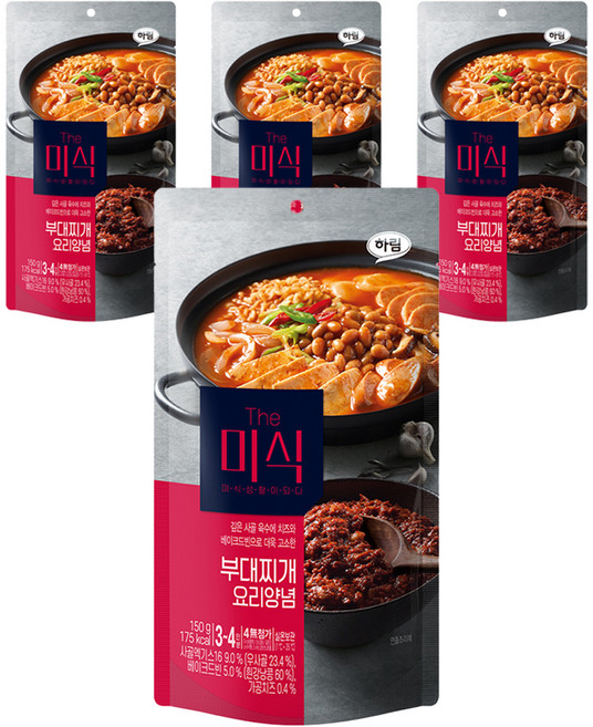 더미식 부대찌개 양념, 150g, 4개