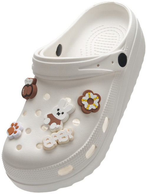 유세븐 여성용 DM코니 가벼운 키높이 통굽 아쿠아샌들