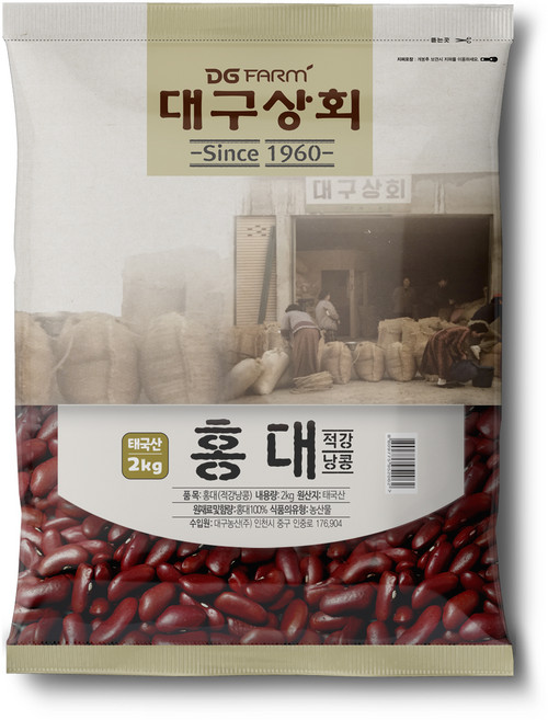 대구상회 적강낭콩 홍대, 2kg, 1개
