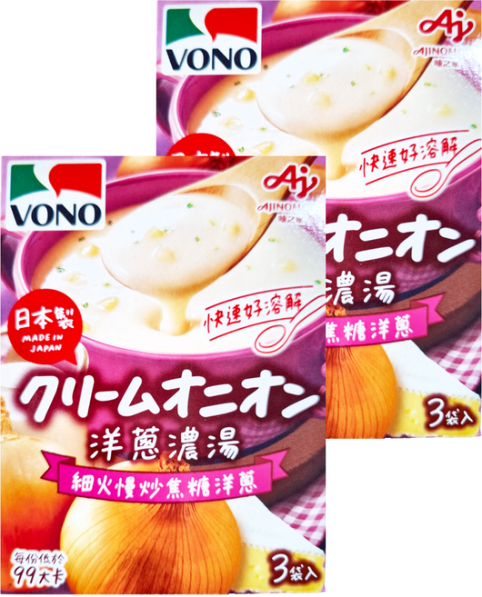VONO 味之素 醇緻原味 洋蔥濃湯, 47.4g, 2盒