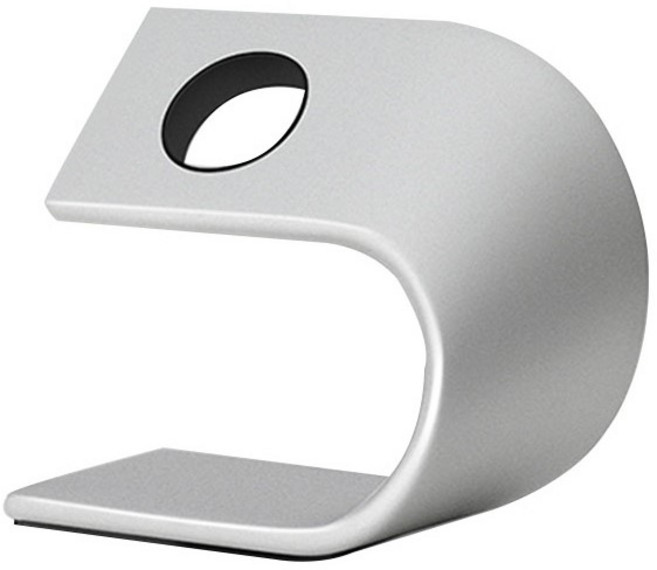 친절한마이쮸 알루미늄 애플워치 거치대, 실버