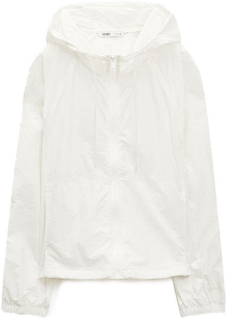 미쏘 여성용 나일론 후드 집업 점퍼