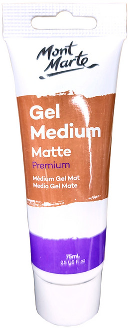Mont Marte 蒙瑪特 壓克力媒介劑 Matt消光凝膠, 75ml, 1色, 1個
