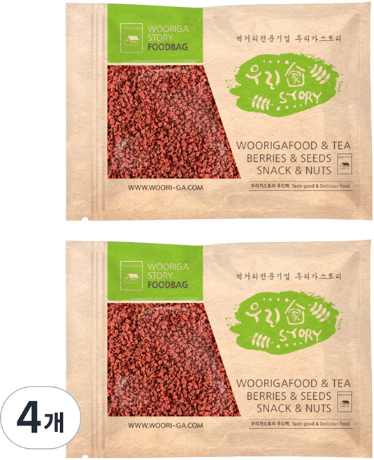 우리가스토리 딸기쿠키칩, 1kg, 4개