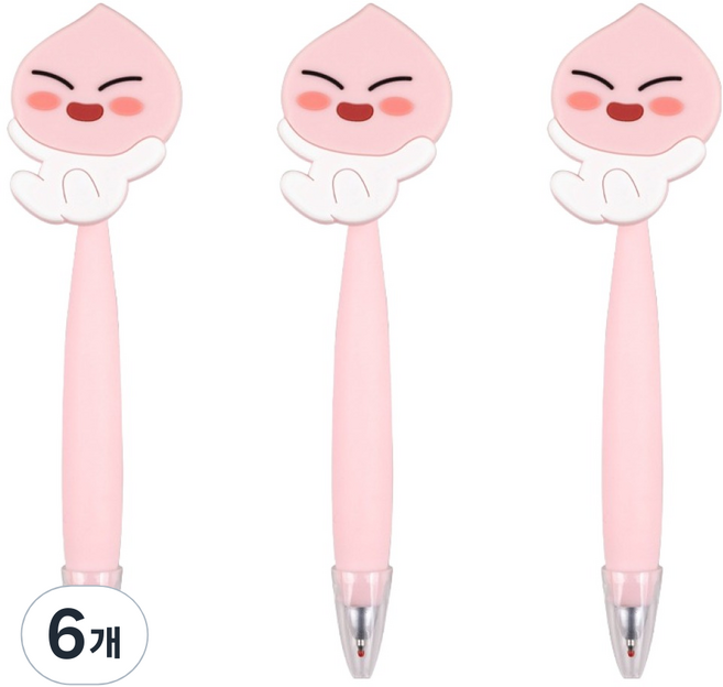 Kakao Friends 動動原子筆 0.7mm, 屁桃, 6個