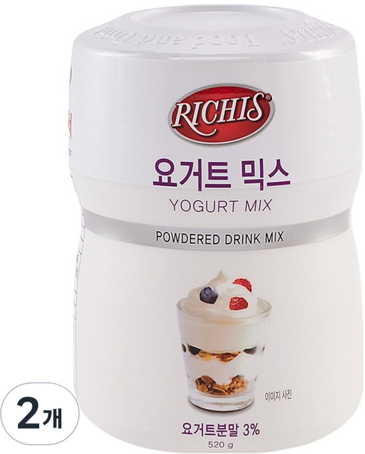 리치스 요거트 믹스 파우더, 520g, 2개