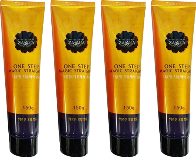 자수아 원스텝 매직 스트레이트너 모든모발용, 150g, 4개