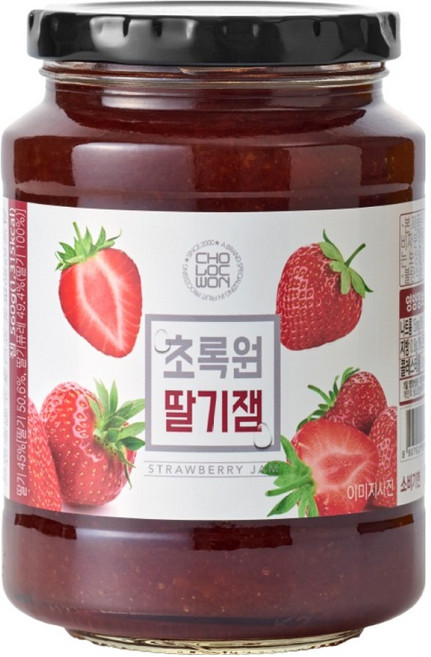 초록원 딸기잼, 560g, 1개