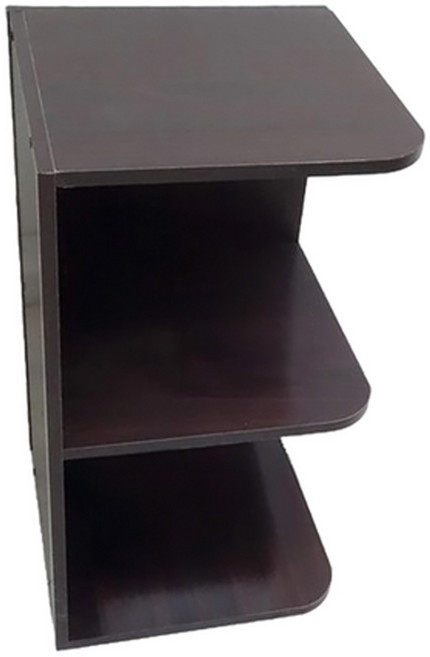 二層轉角櫃 30 x 30 x 54cm, 胡桃色, 1個