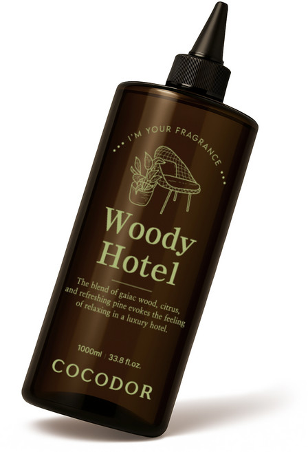 코코도르 디퓨저 리필액, 우디호텔, 1L, 1개