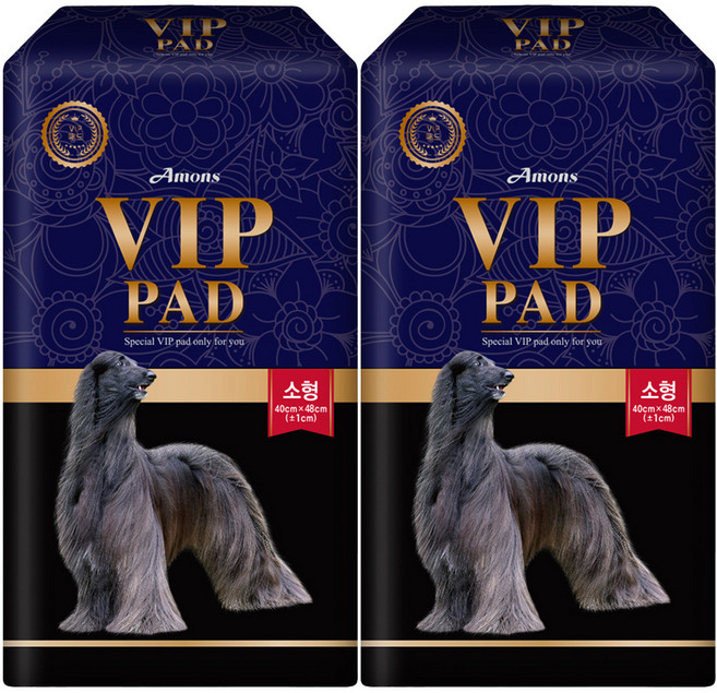 아몬스 국산 VIP 애견 배변패드, 50개입, 2개