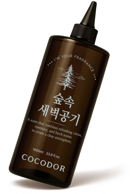 코코도르 디퓨저 리필액, 숲속새벽공기, 1L, 1개