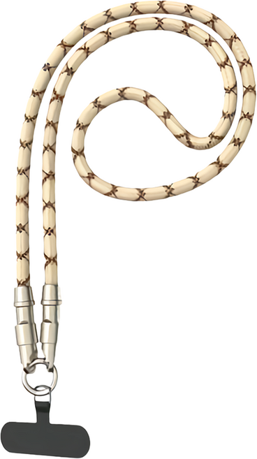 手機掛繩二合一充電線 Type-C to lightning YC075, 120cm, 奶茶棕色, 1條