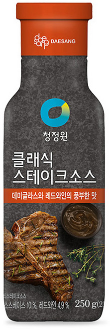 청정원 클래식 스테이크소스, 1개, 250g