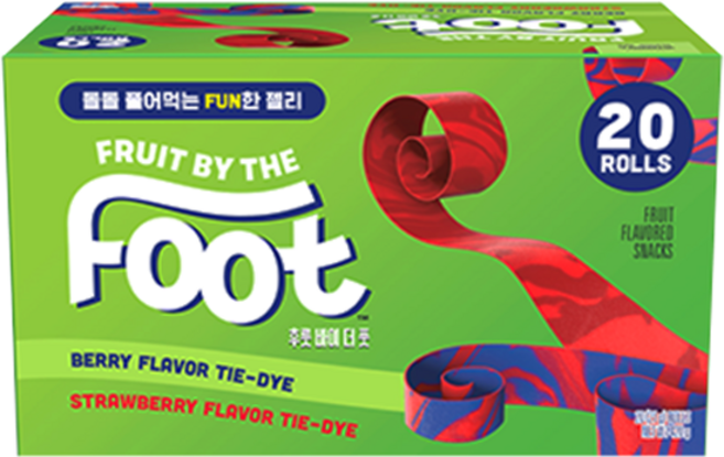 후룻바이더풋 젤리 20개입, 420g, 1개