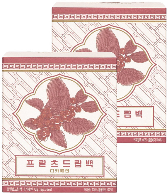 프릳츠 드립백 디카페인, 12g, 6개입, 2개