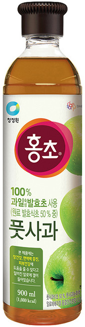 홍초 풋사과 음용식초, 900ml, 1개
